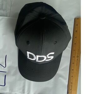 DDS Detroit Dispensary Black Baseball Cap Snapback Adjustable OSFM